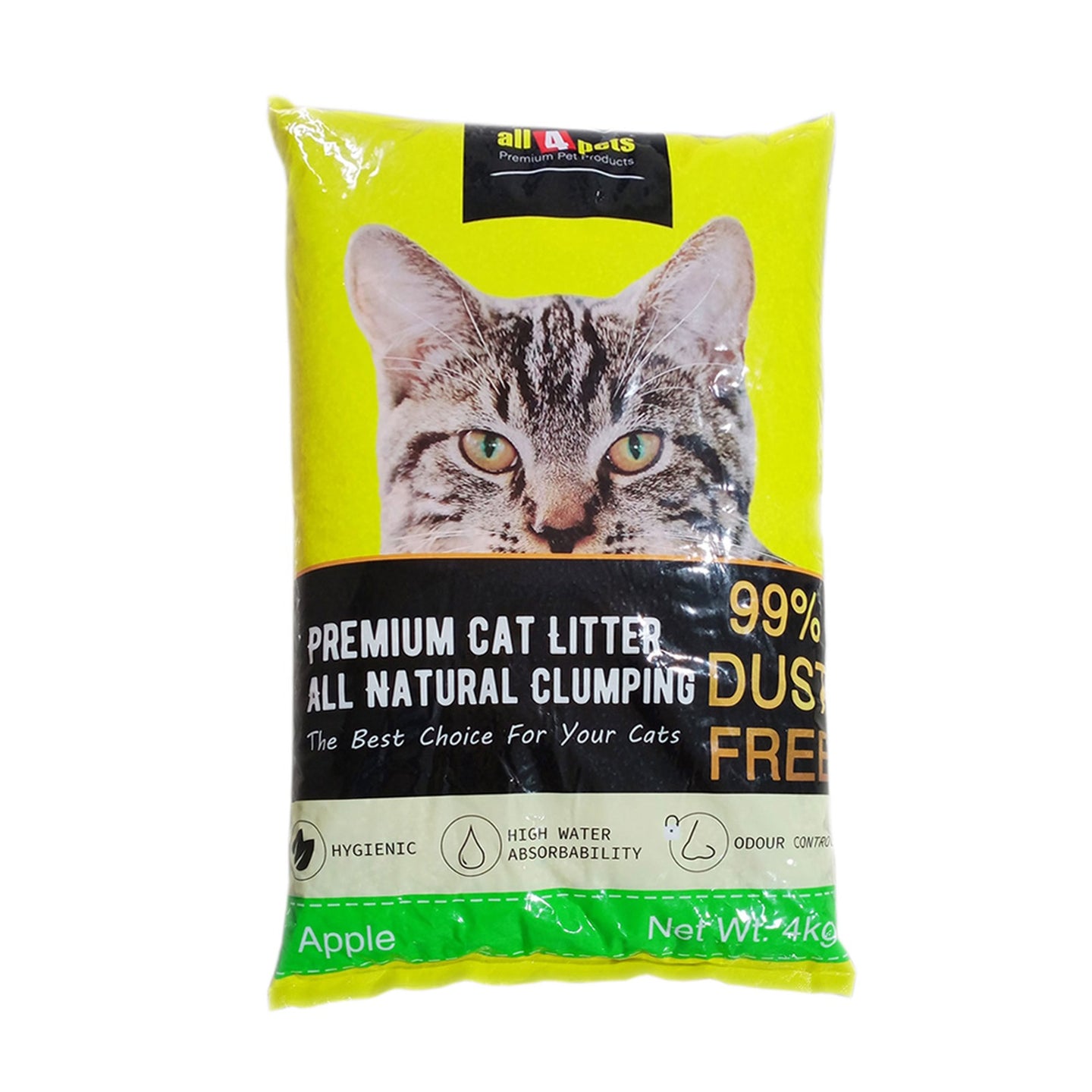 All4pets All Natural Dust Free Cat Litter 4Kg Pack